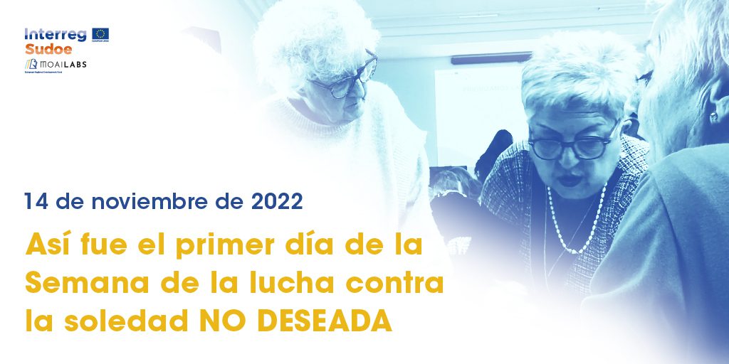 14 de noviembre – Primer día de la Semana de Lucha contra la Soledad no Deseada